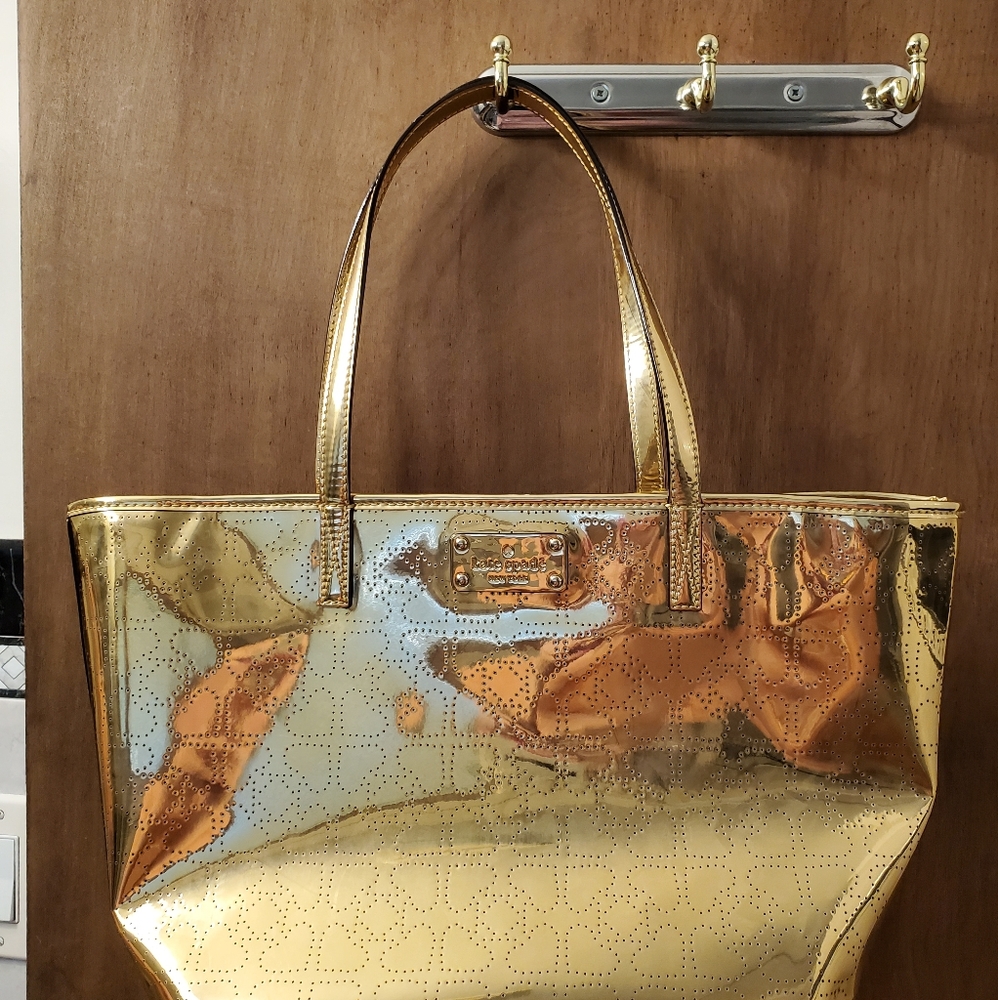 Kate Spade Gold Metallic Purse